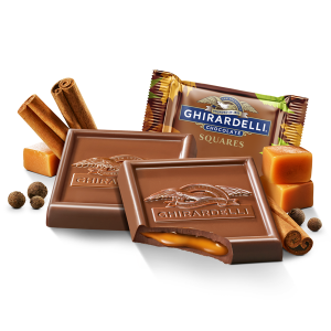 Milk Chocolate Pumpkin Spice Caramel SQUARES Case Pack (430 ct)